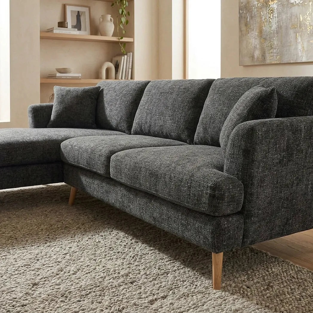 Heidi 3 Seater with Chaise Sofa
