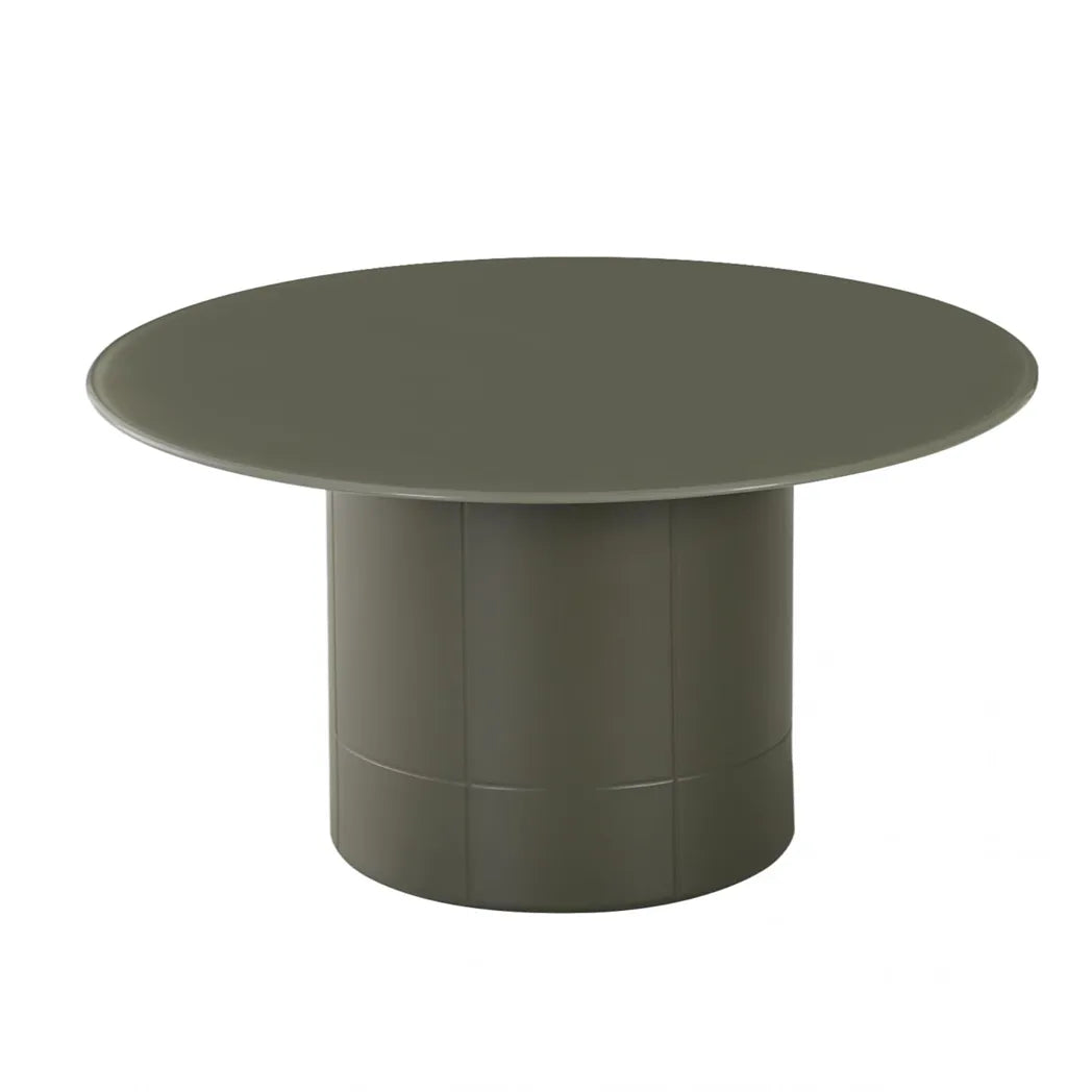Jaffa 80cm Round Tempered Glass Coffee Table