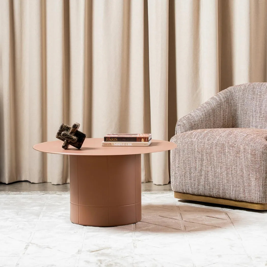 Jaffa 80cm Round Tempered Glass Coffee Table