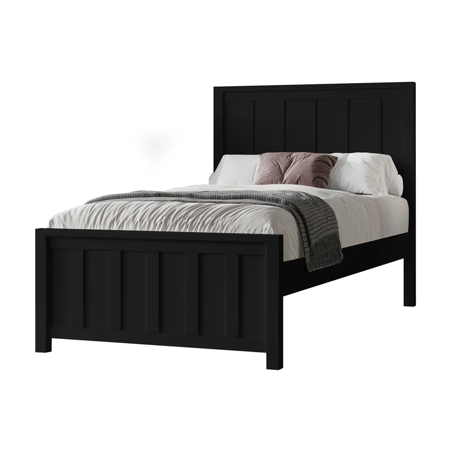 Jesse Timber Bed Frame Black