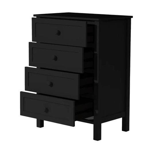 Jesse Black 4 Drawer Tallboy