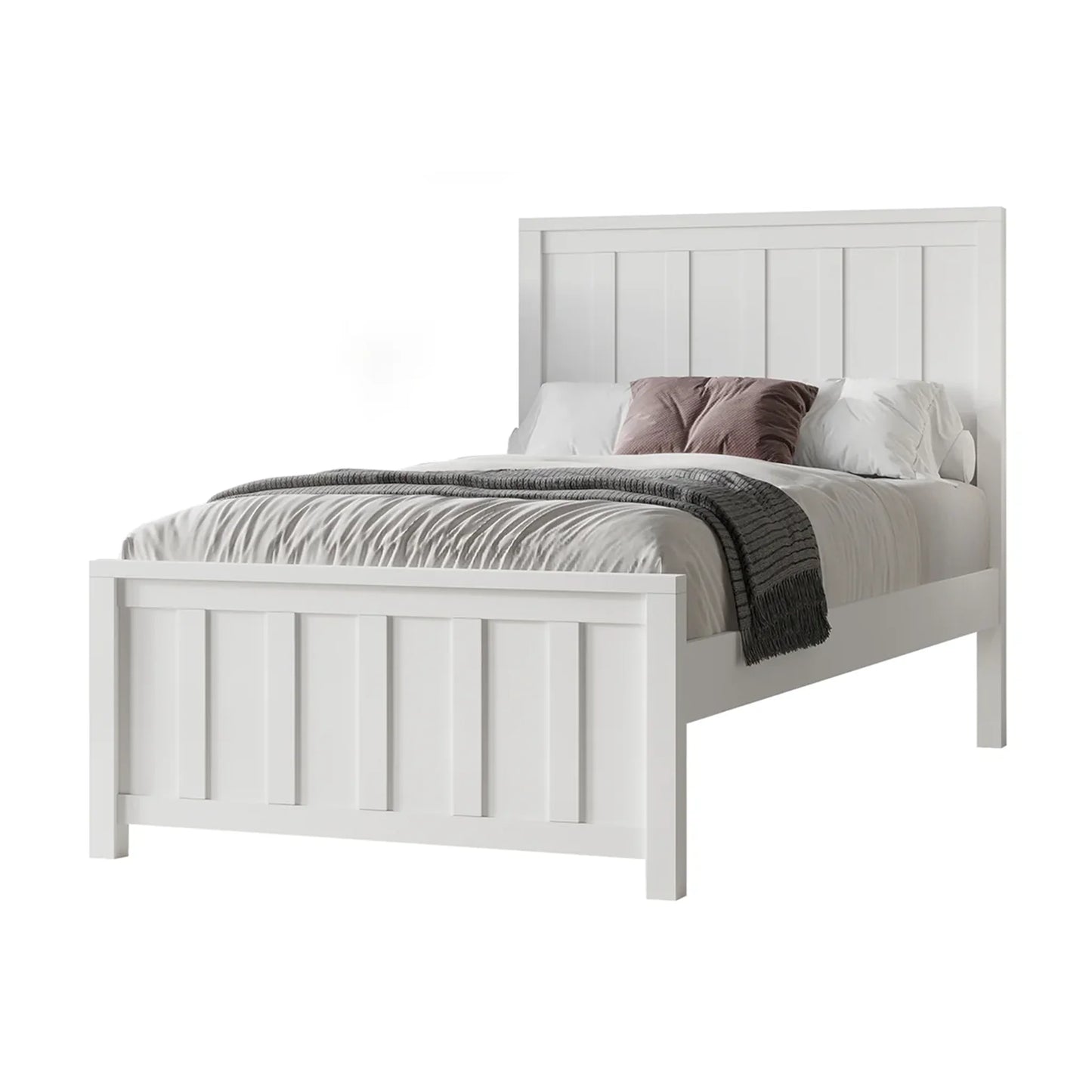 Jesse Timber Bed Frame White