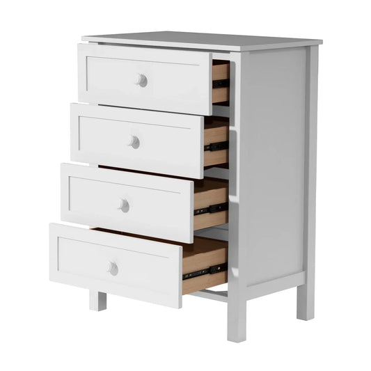 Jesse White 4 Drawer Tallboy