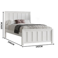 Jesse Timber Bed Frame White