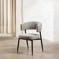 Laurance Textured Fabric Dining Chair