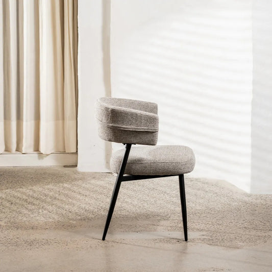 Laurance Textured Fabric Dining Chair