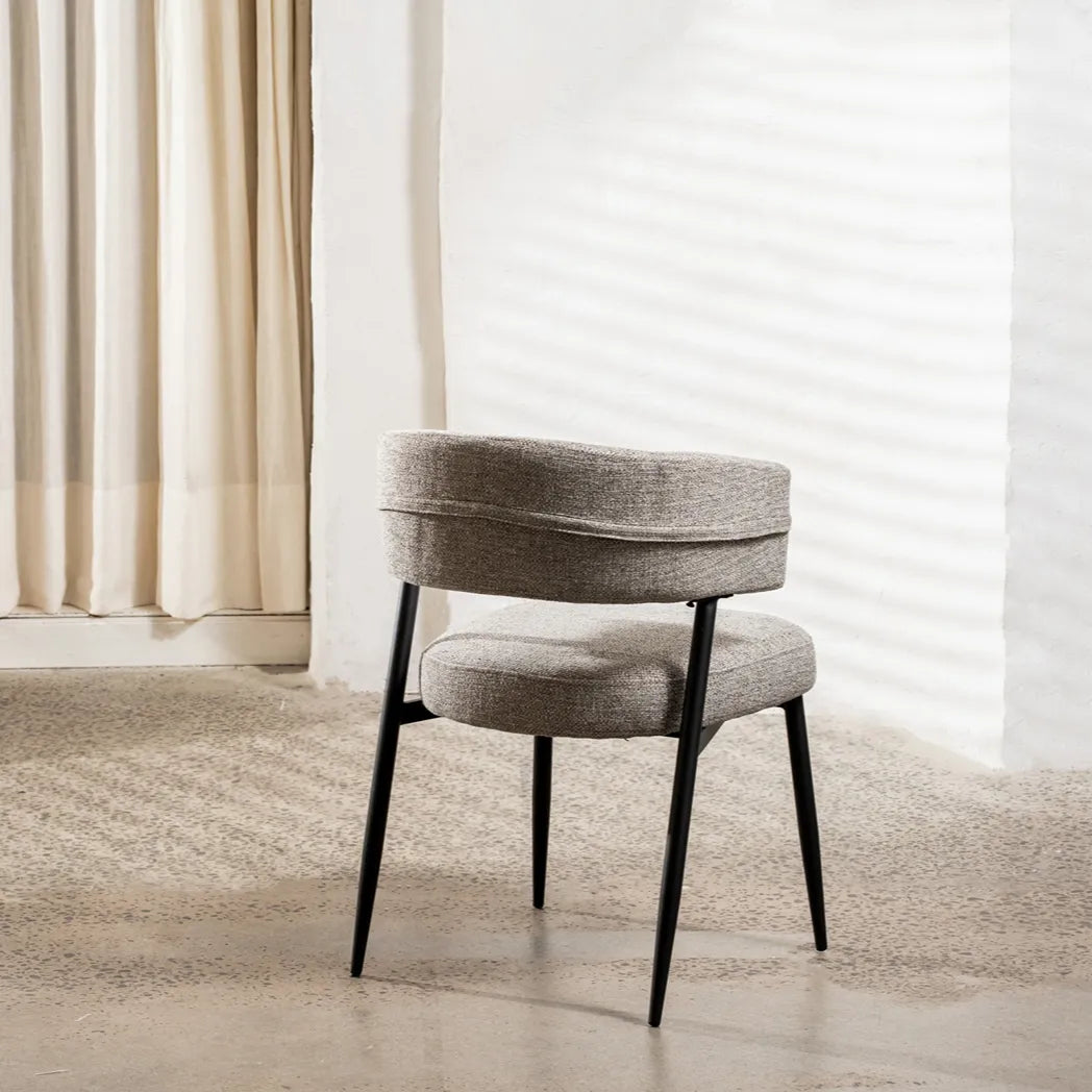Laurance Textured Fabric Dining Chair
