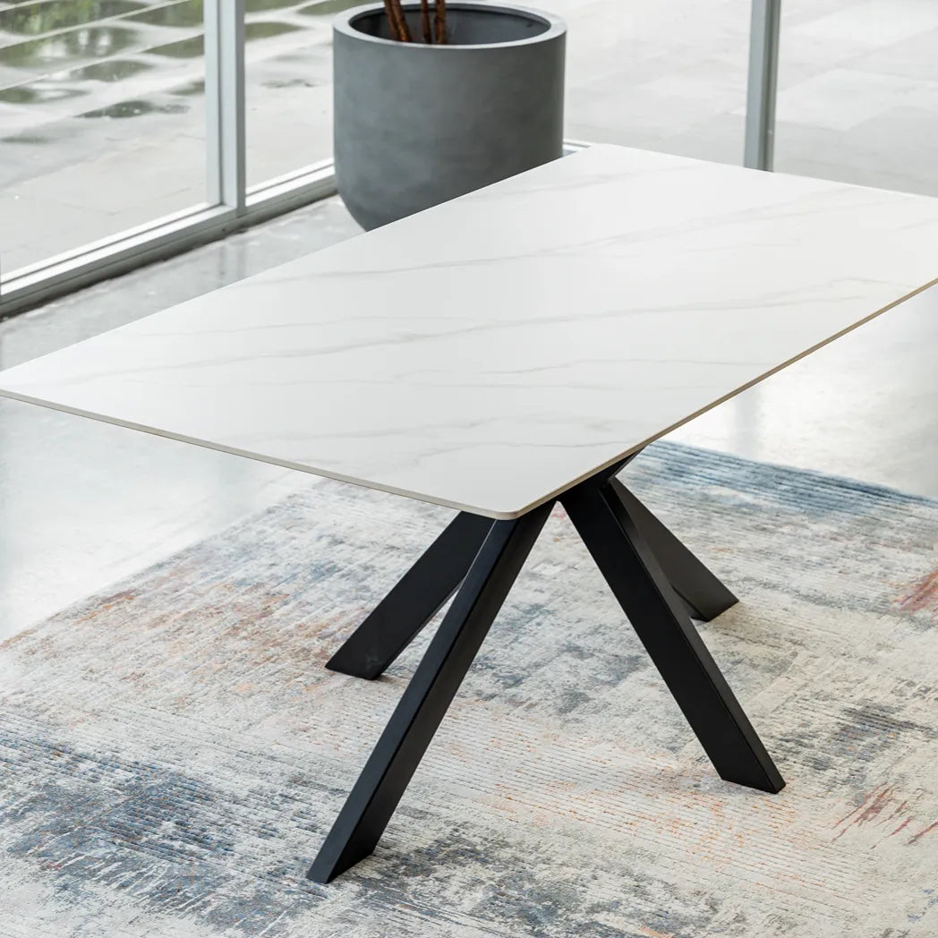 Lazio 7 Piece Ceramic Dining Suite