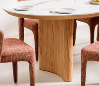 Lucerne Ceramic Dining Table - Natural