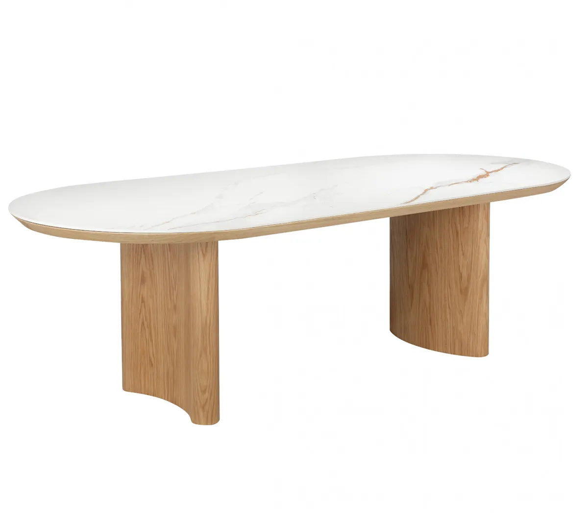 Lucerne Ceramic Dining Table - Natural