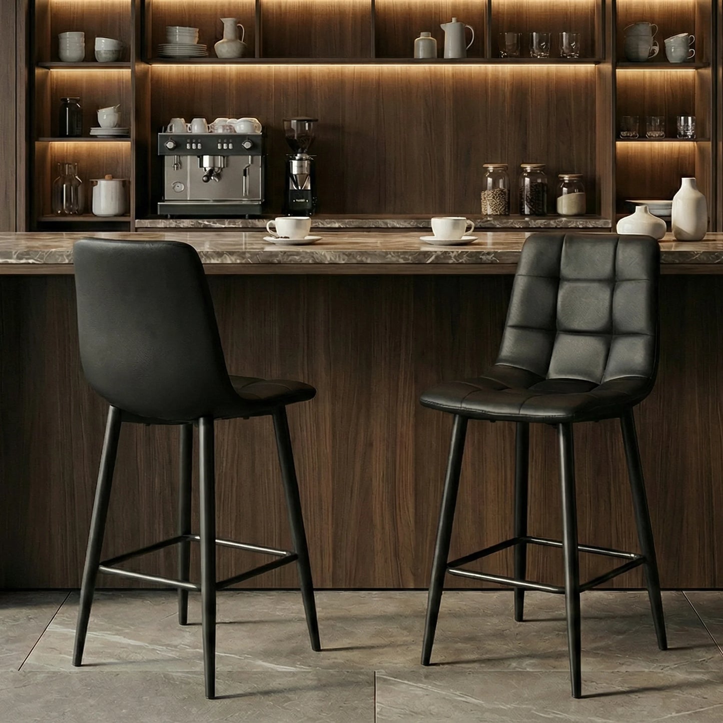 Macy Eco Leather Bar Stool