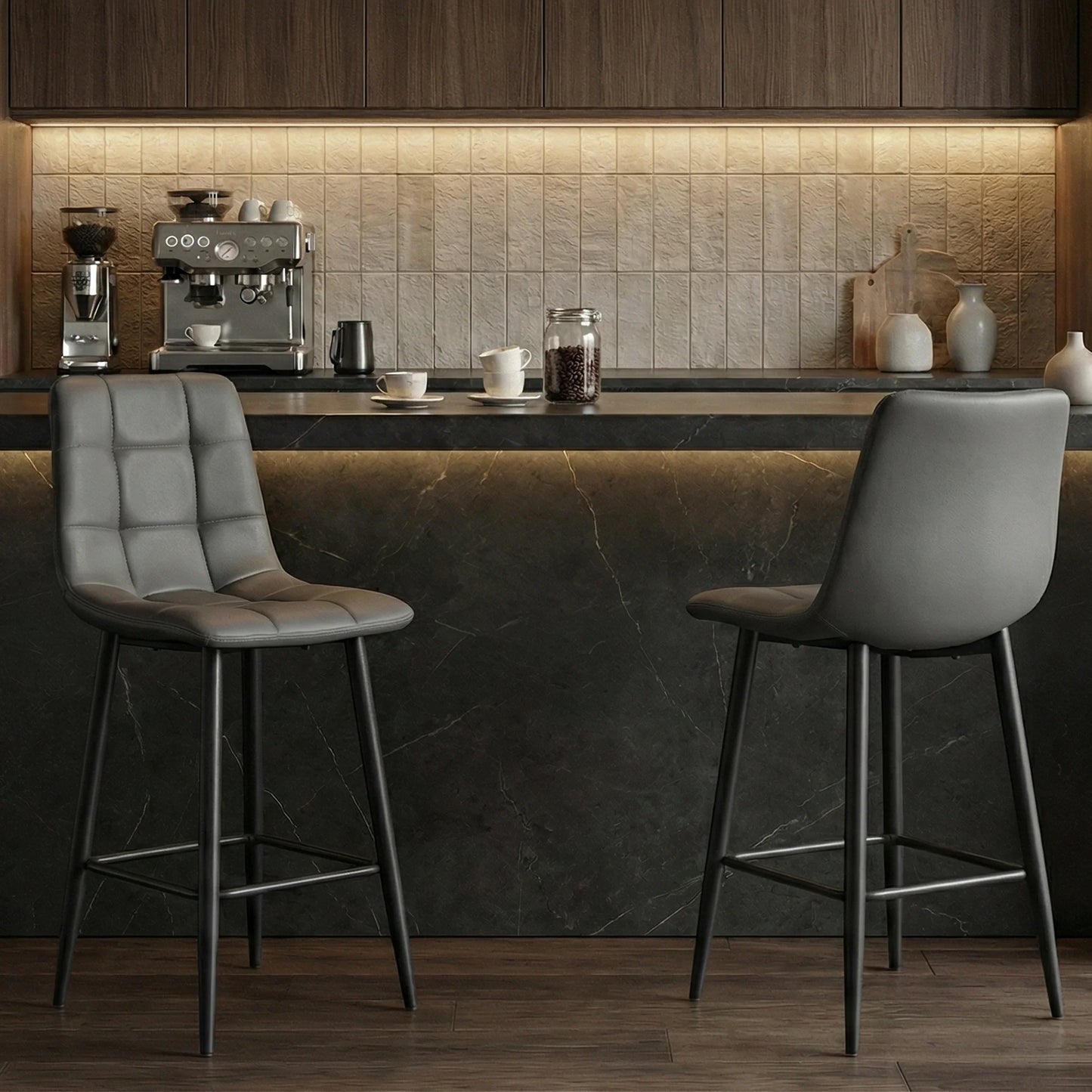 Macy Eco Leather Bar Stool
