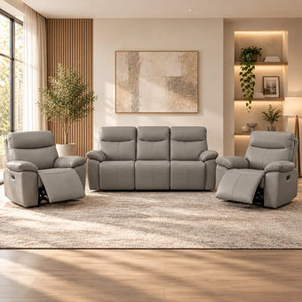 compare product Marco Leather 3+1+1 Electric Recliner Suite