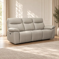 Marco Leather 3+1+1 Electric Recliner Suite
