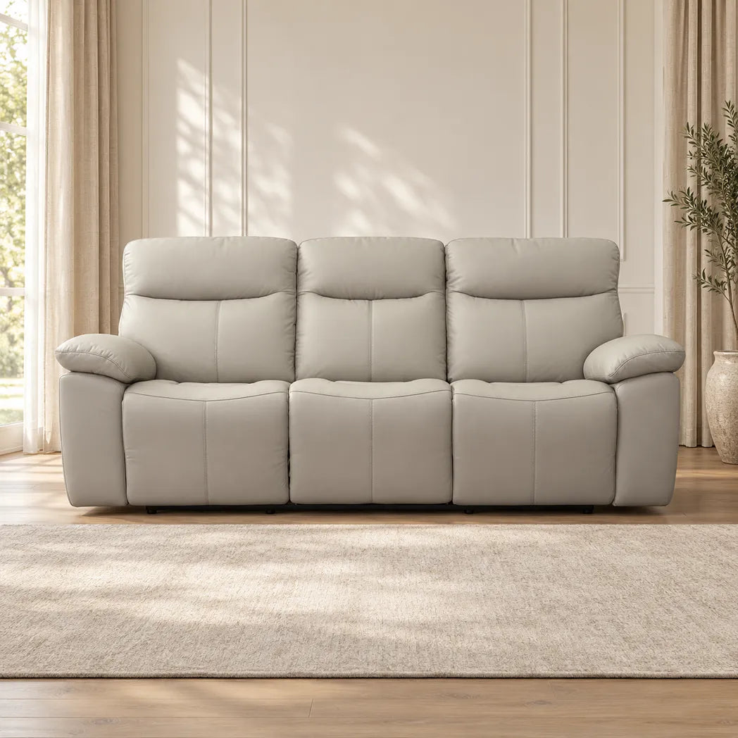 Marco Leather 3+1+1 Electric Recliner Suite