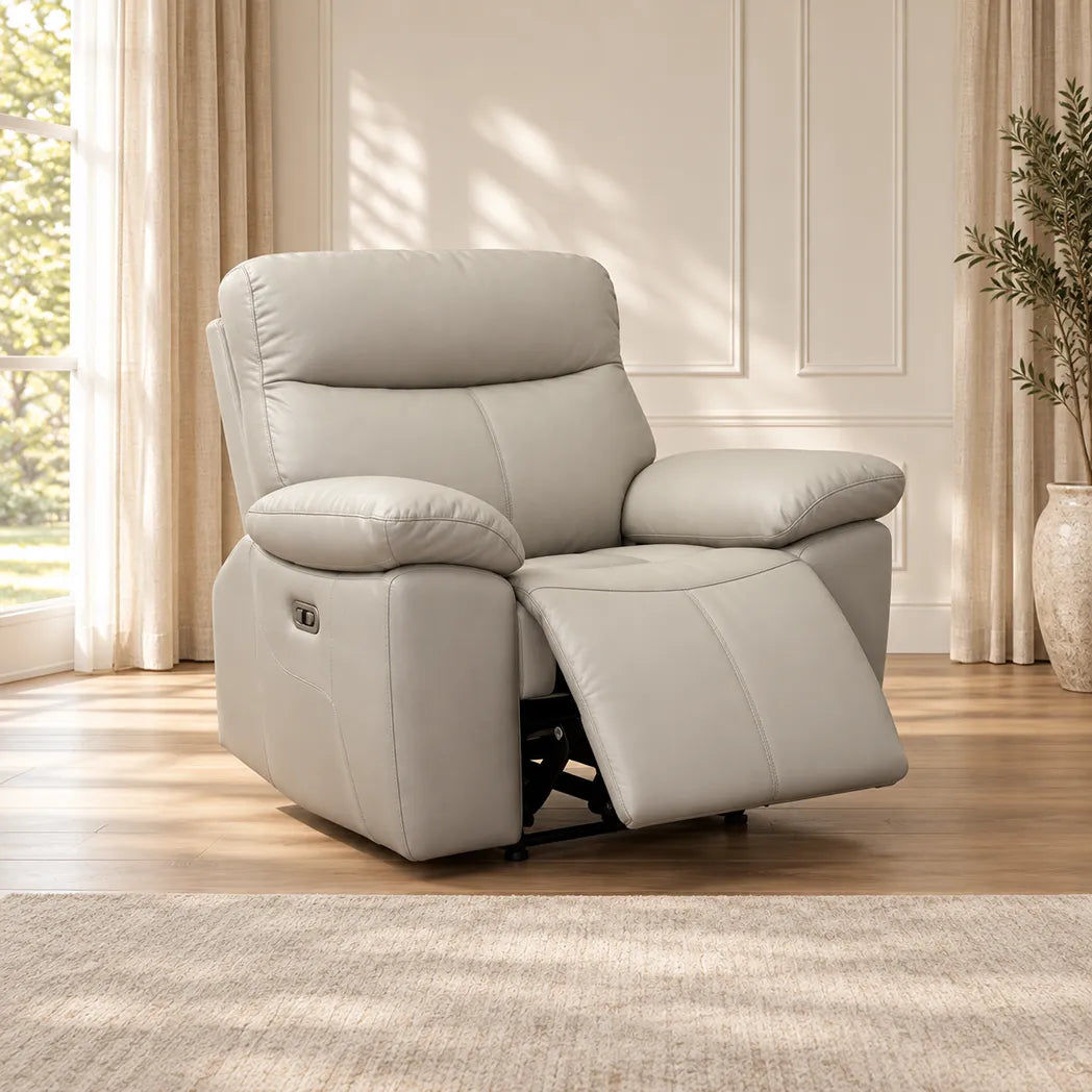 Marco Leather 3+1+1 Electric Recliner Suite