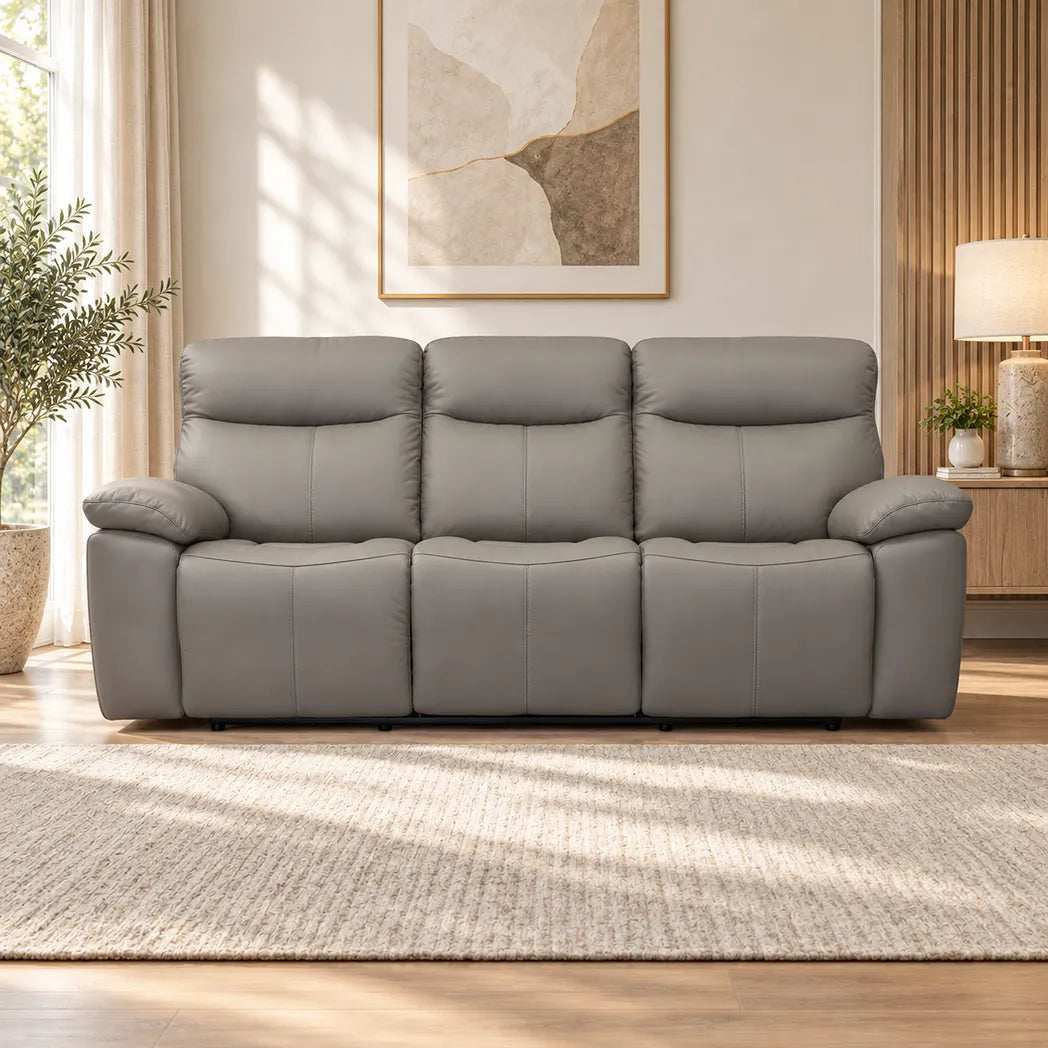 Marco Leather 3+1+1 Electric Recliner Suite