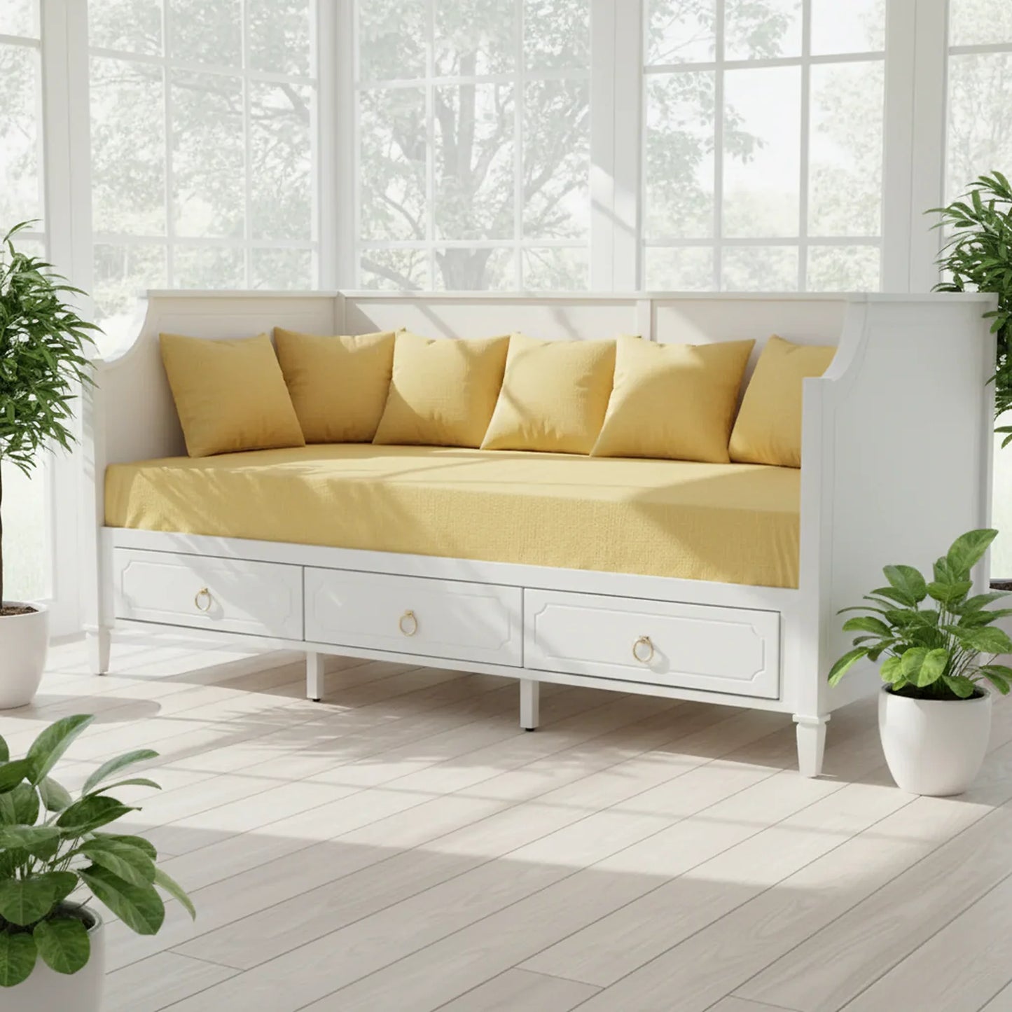 Mariana Timber Daybed Sofabed White