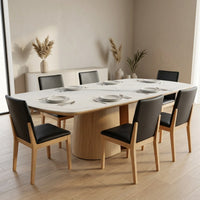 Medora 7 Piece Ceramic Dining Suite