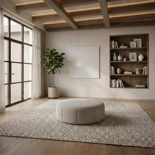 Milano Ottoman in Beige