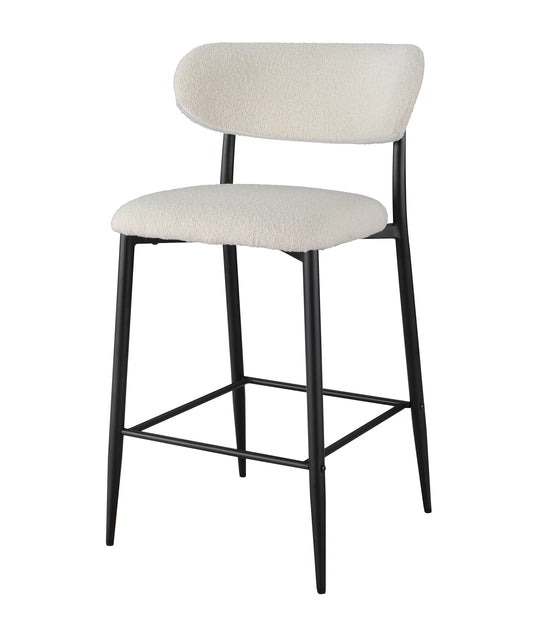 Naples Bouclé Bar Stool
