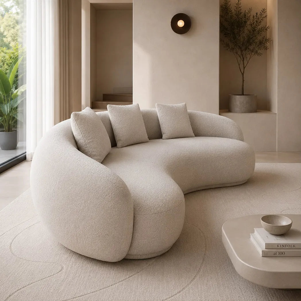 Neon 3 Seater Curved Sofa
