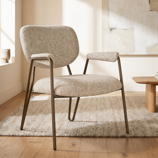 Noren Fabric Accent Armchair