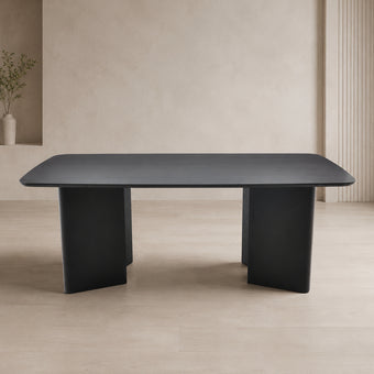 compare product Nova 2m Black Dining Table