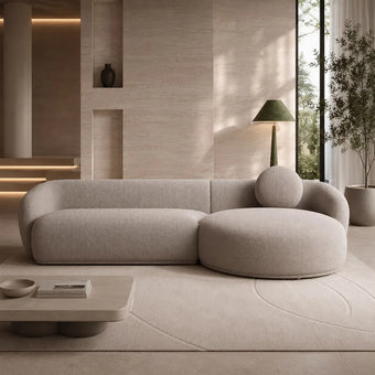 compare product Ollie Curved Sofa with Chaise