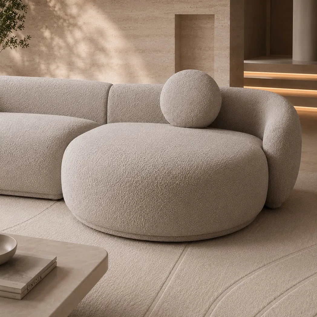 Ollie Curved Sofa with Chaise
