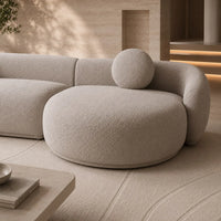Ollie Curved Sofa with Chaise