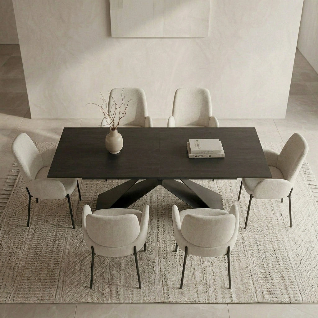 Otto 7 Piece Ceramic Extension  Dining Suite