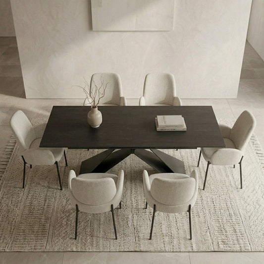 Otto 7 Piece Ceramic Extension Dining Suite