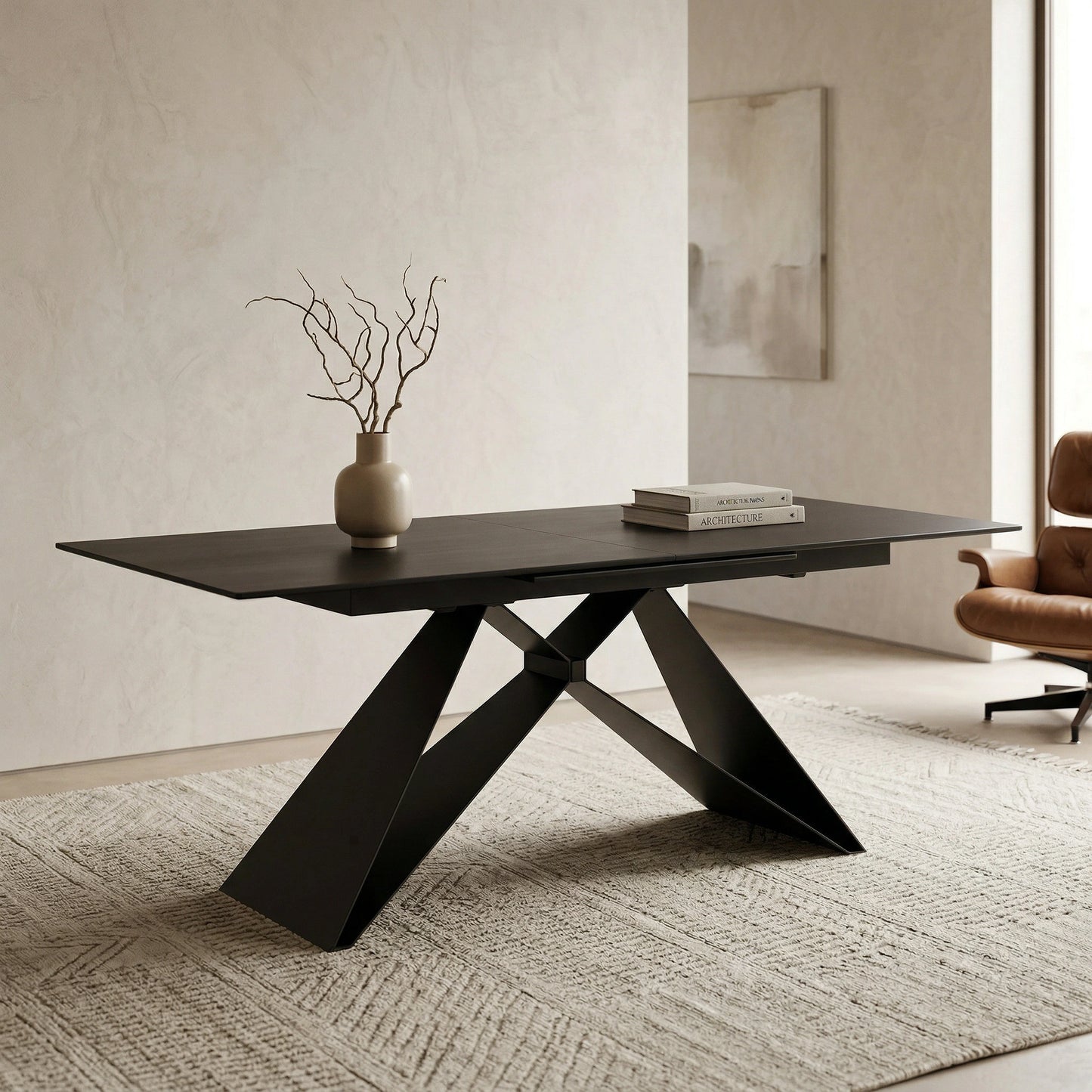 Otto 7 Piece Ceramic Extension  Dining Suite