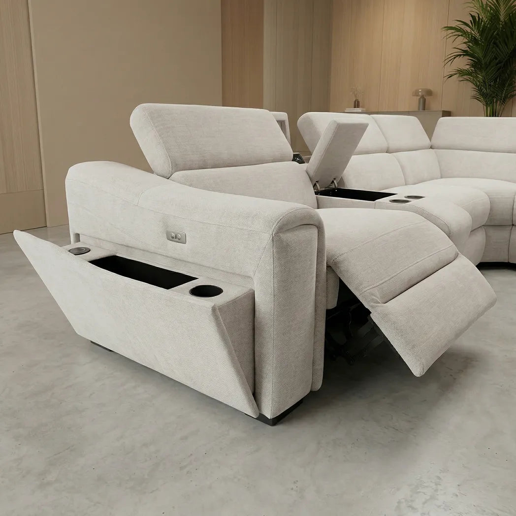 Paramount Modular Electric Recliner Corner Lounge Suite