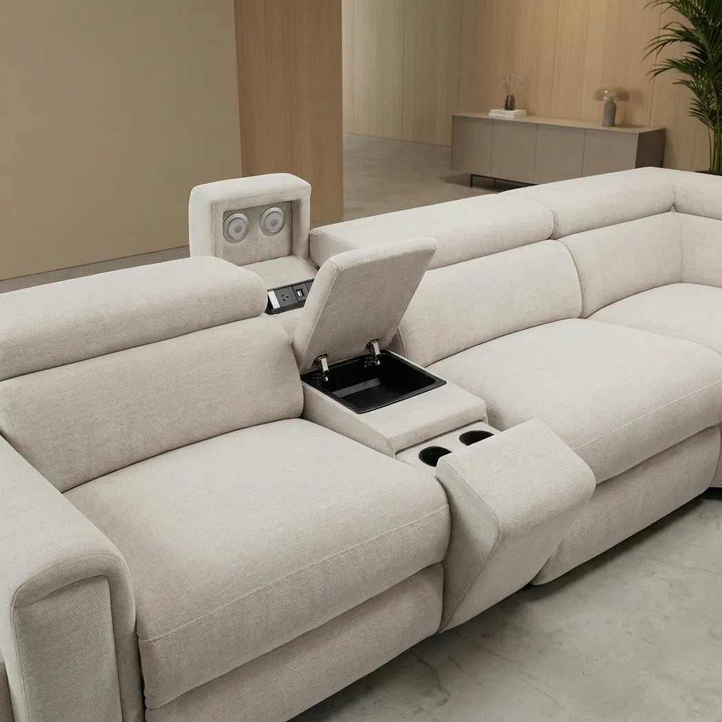 Paramount Modular Electric Recliner Corner Lounge Suite