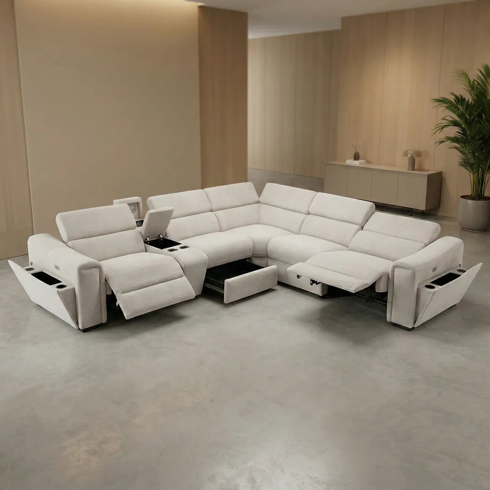 Paramount Modular Electric Recliner Corner Lounge Suite