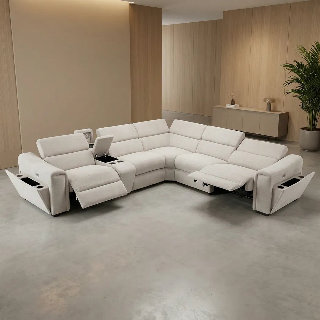 Paramount Modular Electric Recliner Corner Lounge Suite