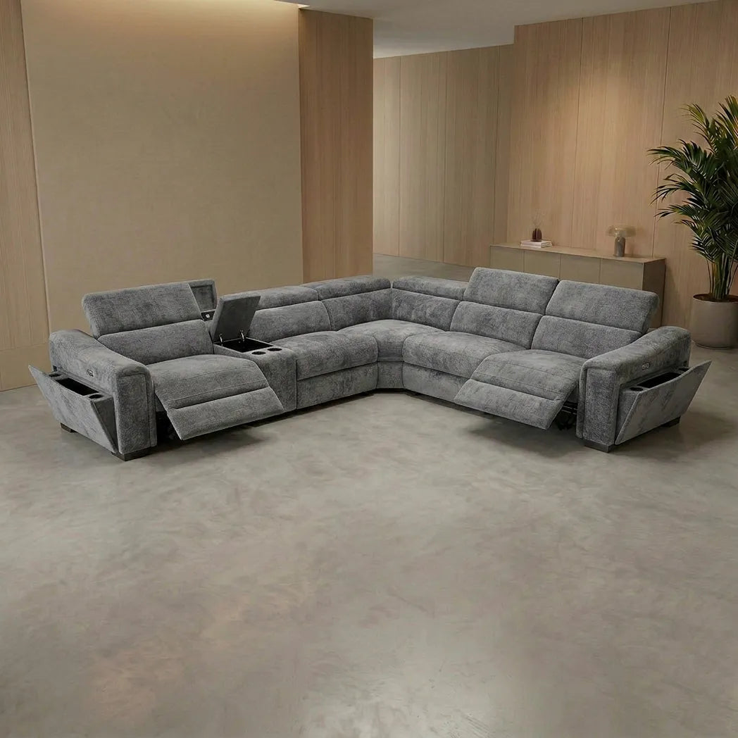 Paramount Modular Electric Recliner Corner Lounge Suite