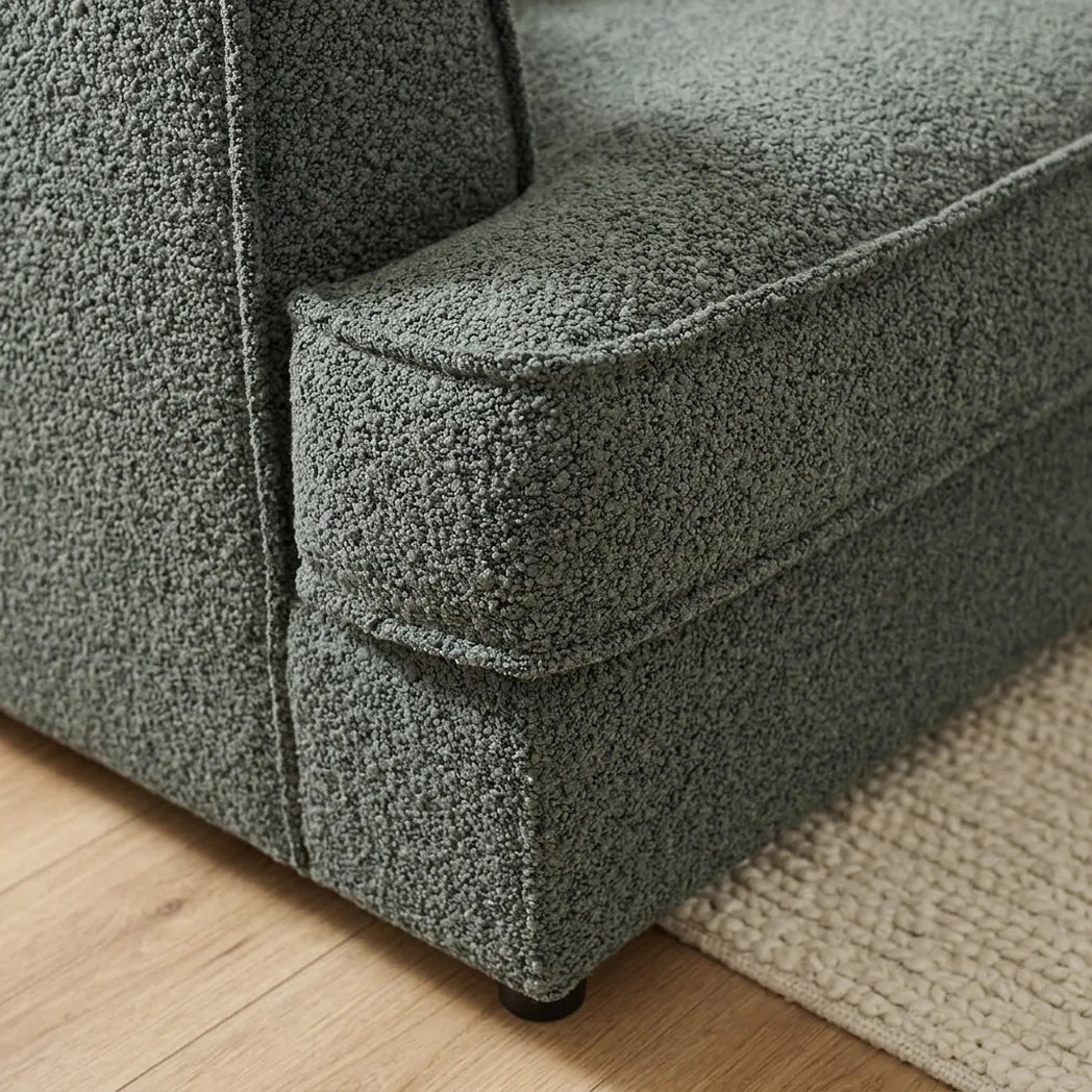 Penthouse 3 Seater Curved Chaise Sofa & Swivel Chair
