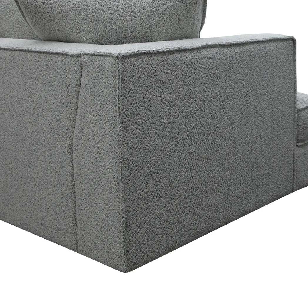Penthouse 3 Seater Curved Chaise Sofa & Swivel Chair