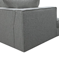 Penthouse 3 Seater Curved Chaise Sofa & Swivel Chair