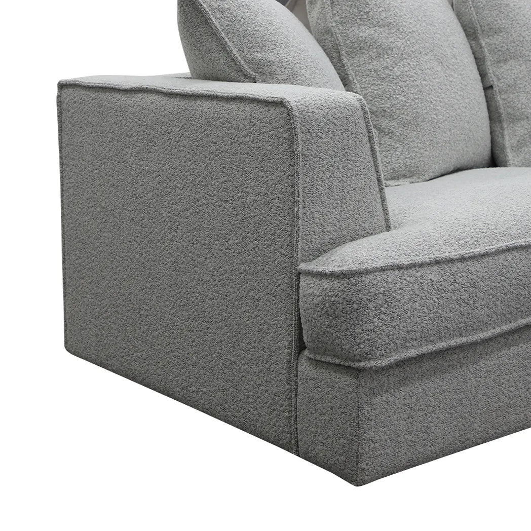 Penthouse 3 Seater Curved Chaise Sofa & Swivel Chair