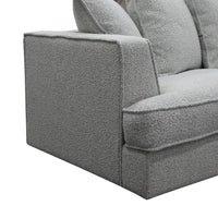 Penthouse 3 Seater Curved Chaise Sofa & Swivel Chair