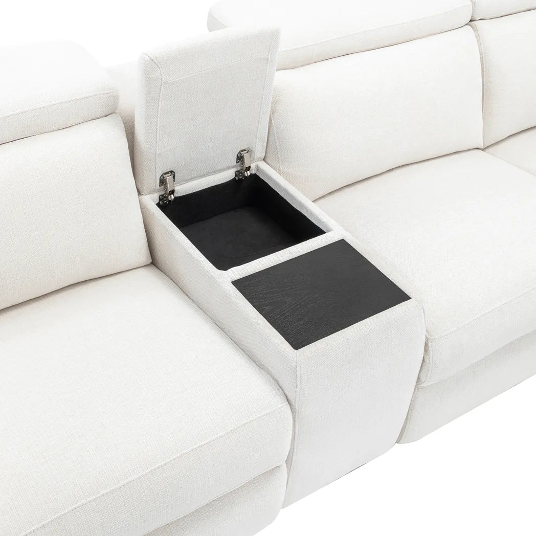Phoenix 5 Seater Modular Corner Electric Recliner Lounge Suite