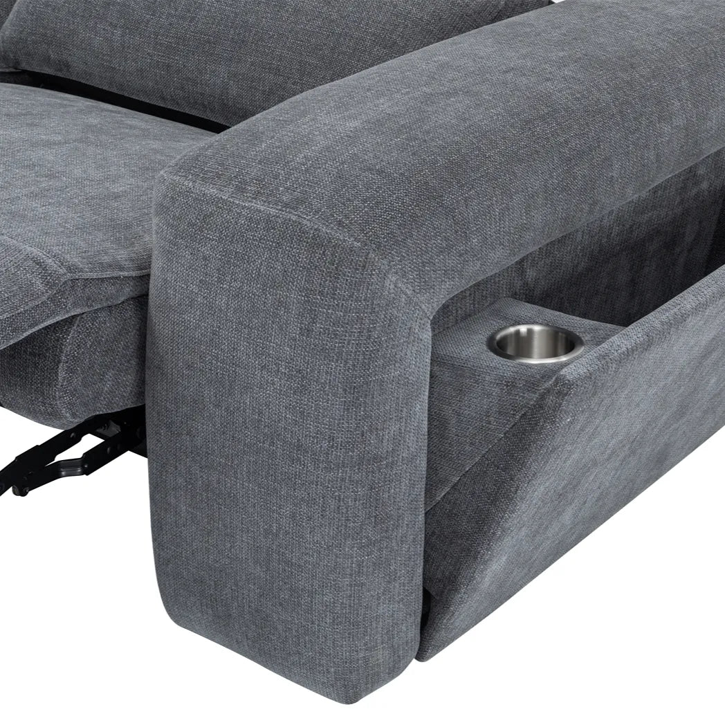 Phoenix 5 Seater Modular Corner Electric Recliner Lounge Suite