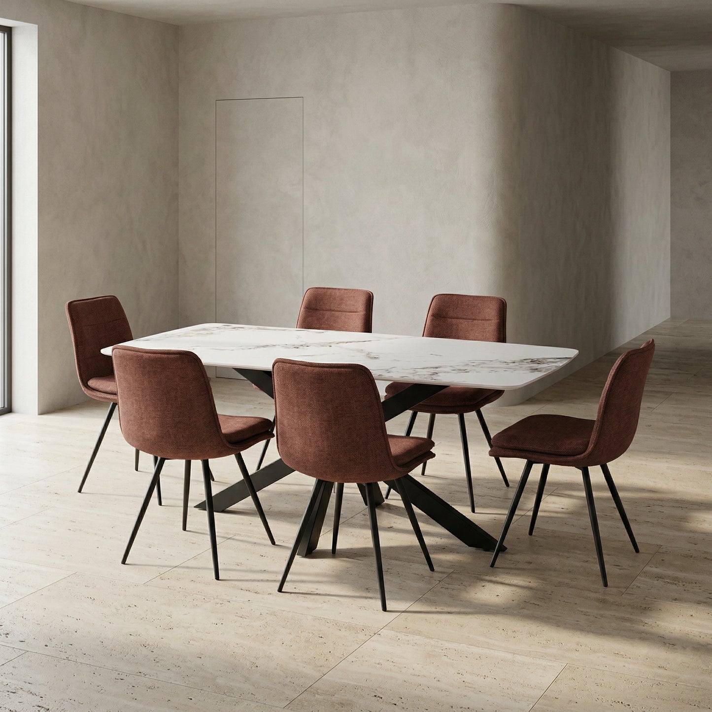 Raffael Ceramic 7 Piece Dining Suite
