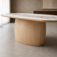Ravelle 220cm Oval Ceramic Dining Table
