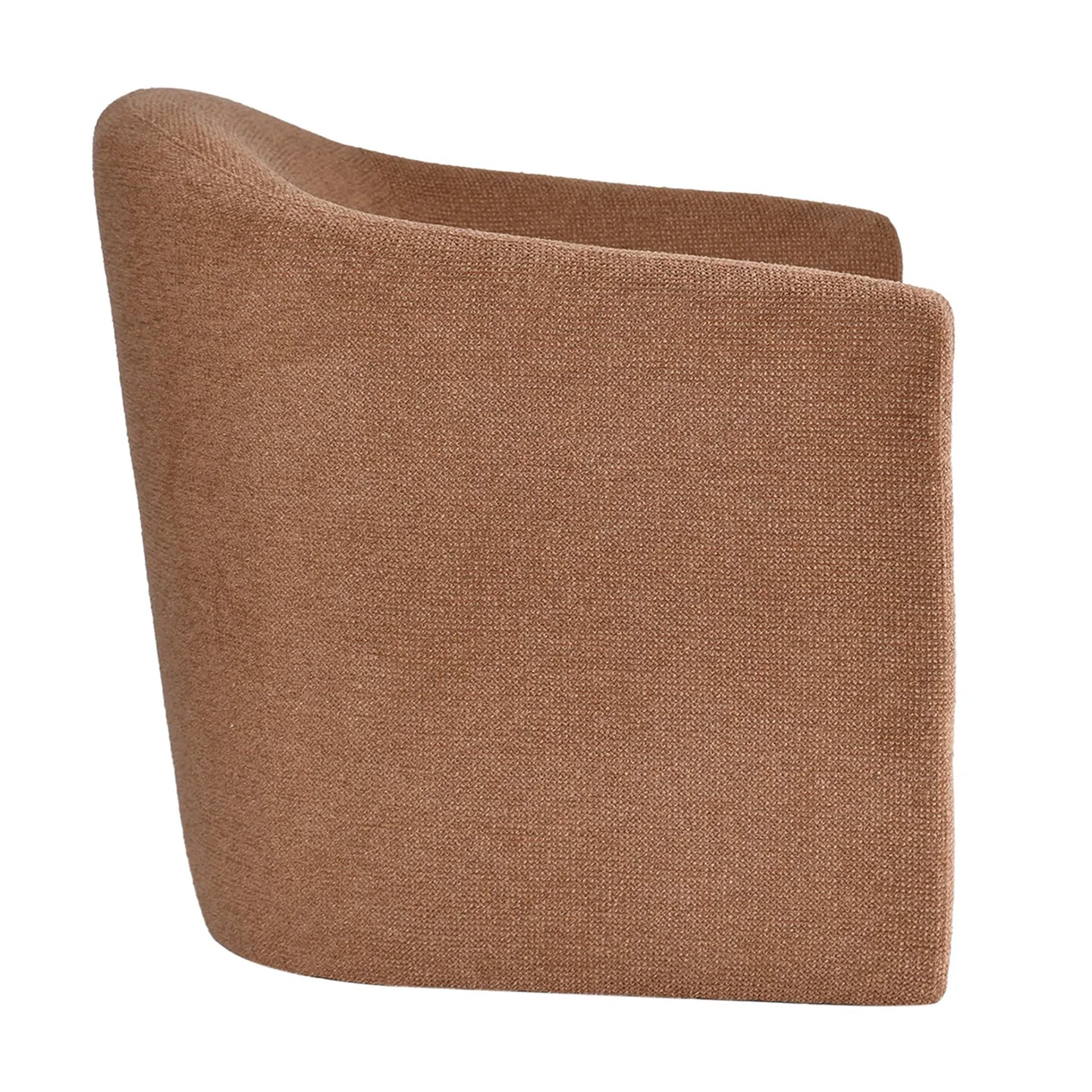 Brown fabric swatch on a white background