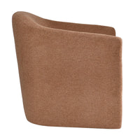 Brown fabric swatch on a white background